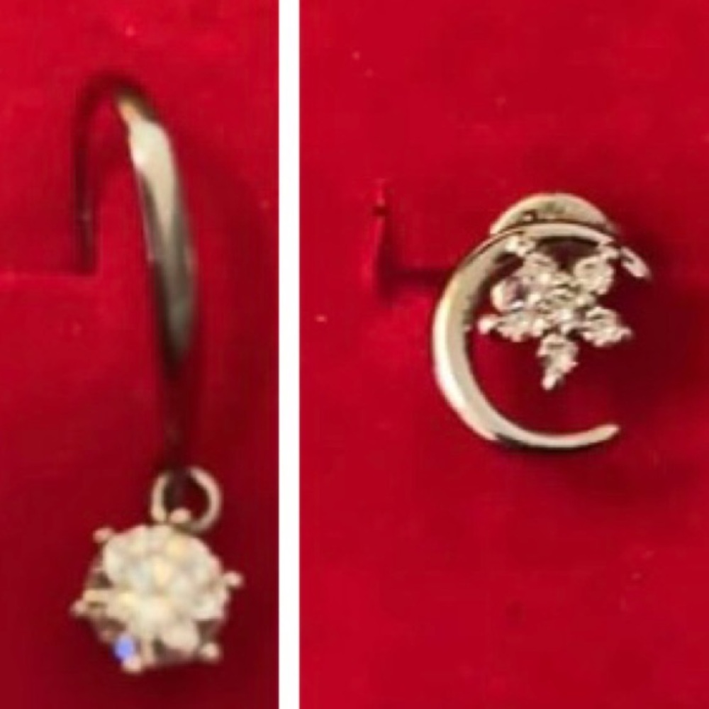 925 Sterling Silver Earring Bundle Includes Two P… - image 5